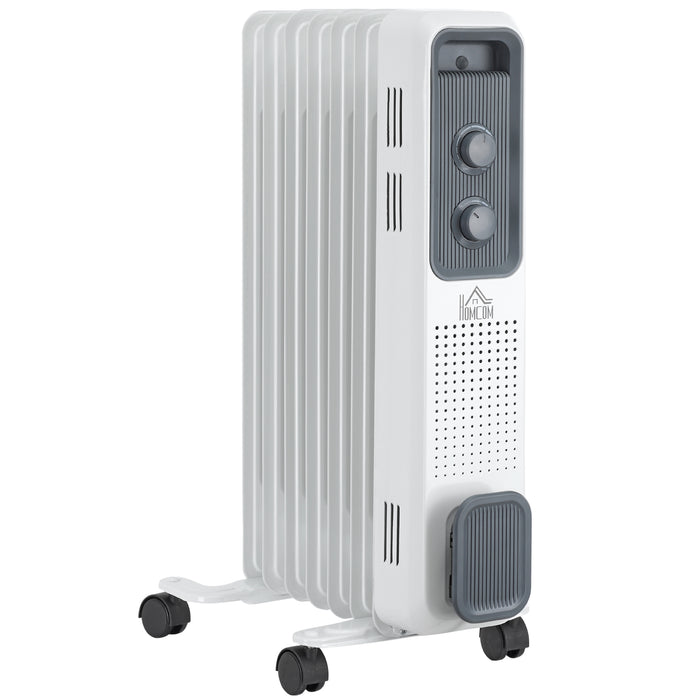 Snugleigh Oil Filled Radiator 1500W with 7 Fins and Castors