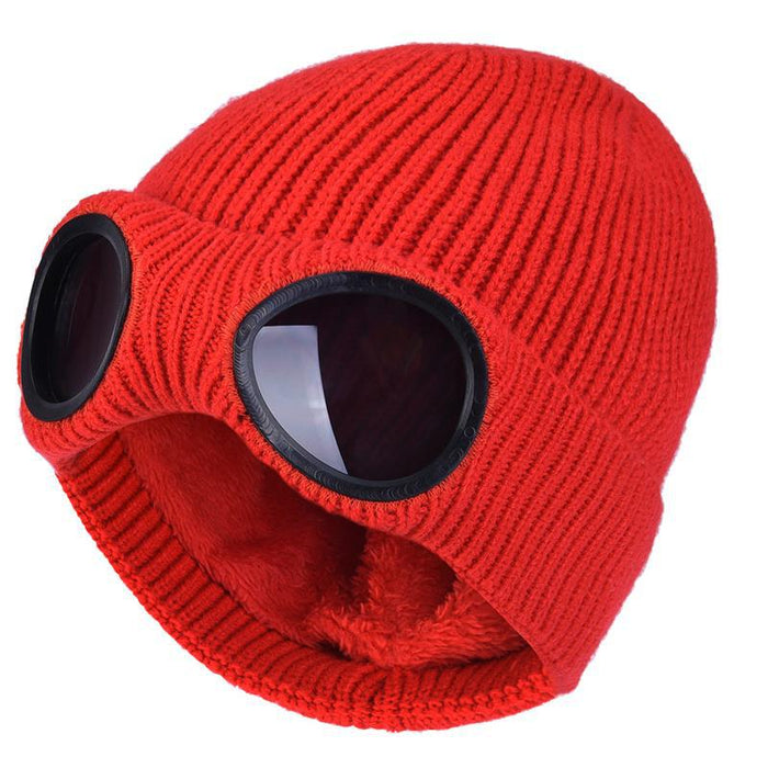 Snugleigh Fleece Lined Beanie with Flip Up Goggles