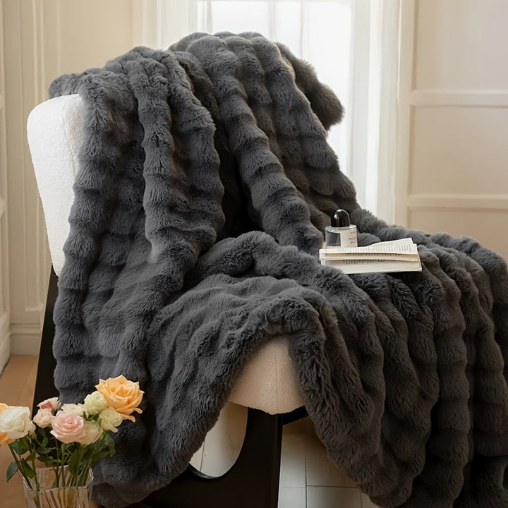 Premium Fleece Blanket with Elegant Design
