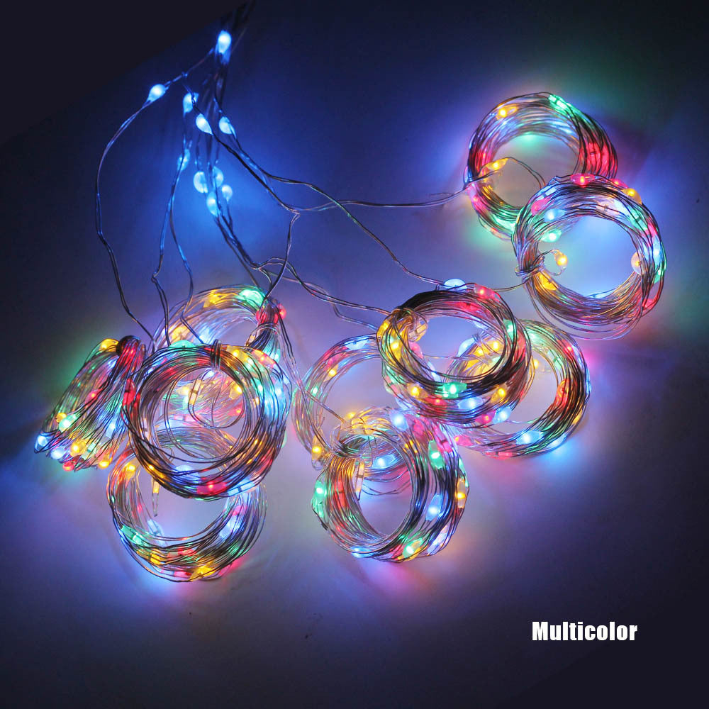LED Curtain Fairy Lights USB With Remote Control Window