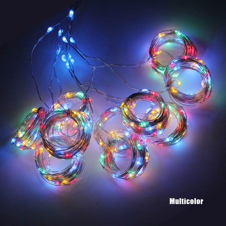 LED Curtain Fairy Lights USB With Remote Control Window