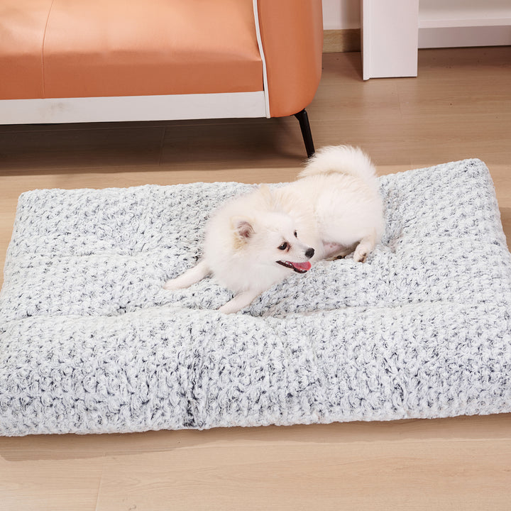 Thickened Rose Velvet Dog Bed Mat, Soft And Washable