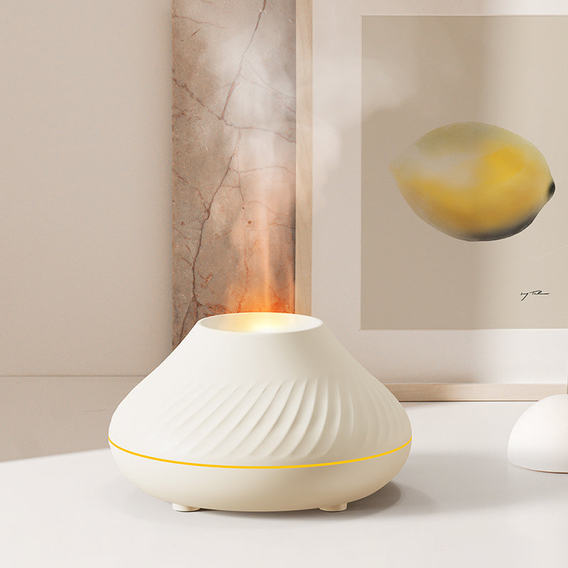 RGB 130ml Flame Humidifier Diffuser, Fire Aroma Diffuser