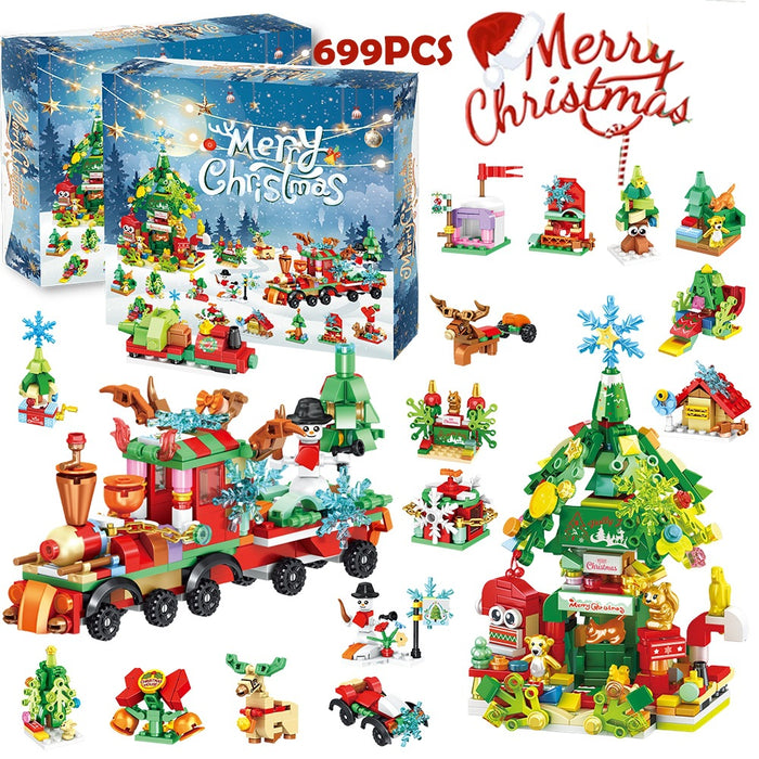 Snugleigh Brick Building Advent Calendar with 24 Surprise Boxes