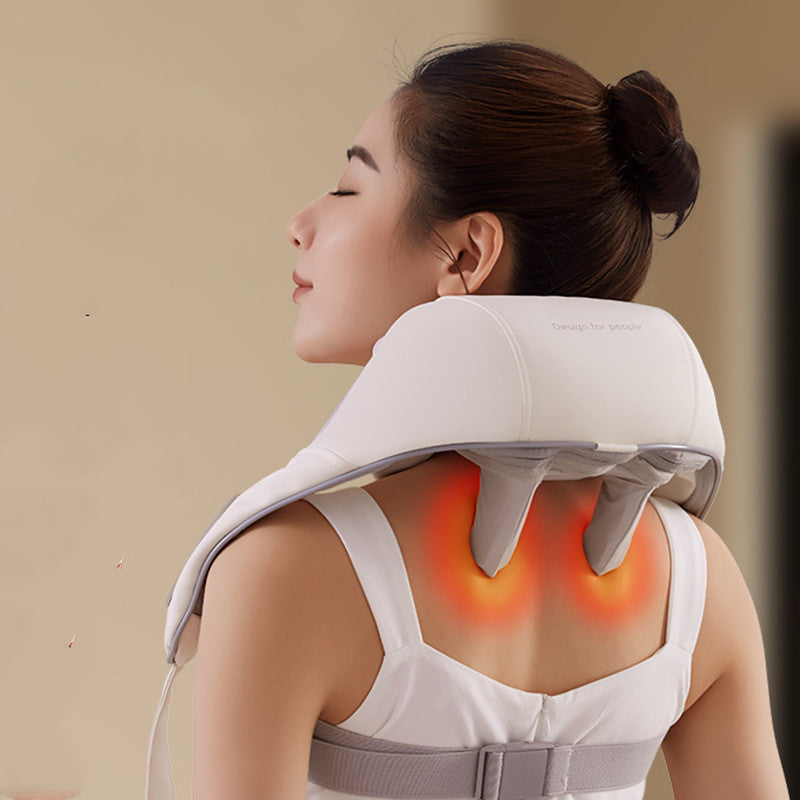 Neck and shoulder clip massager