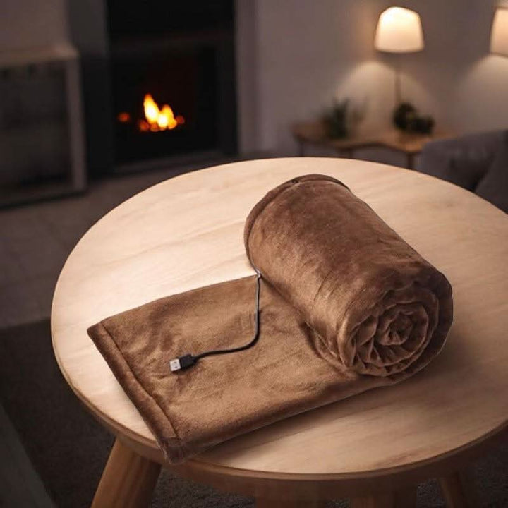 Portable USB Electric Heated Blanket with 3 Settings