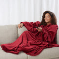 Snugleigh™ Heated Wearable Blanket with Sleeves & Chest Heat Panel