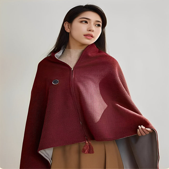 Snugleigh™ USB Heated Shawl Blanket with 3 Heat Settings