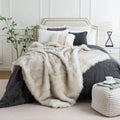 Snugleigh™ Heavy Faux Fox Fur Throw With Ultra Soft Velvety Pile