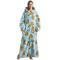Snugleigh™ Long Wearable Blanket Hoodie with Sherpa Lining and Big Pocket
