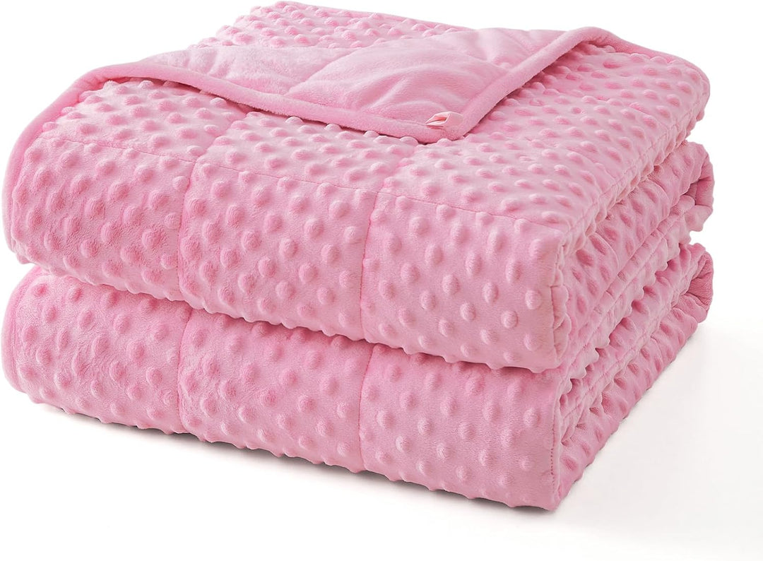 Cosy Comfort Dots Weighted Blanket - Cooling Microfibre Comfort Layer