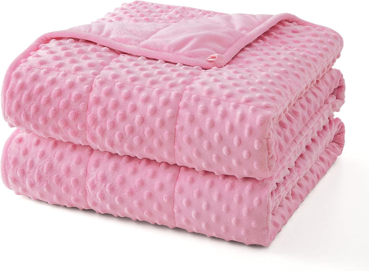 Cosy Comfort Dots Weighted Blanket - Cooling Microfibre Comfort Layer