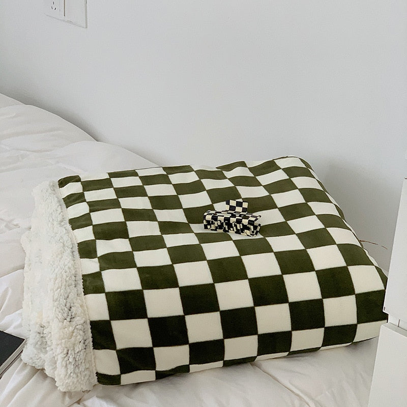 Checkerboard Throw Blanket