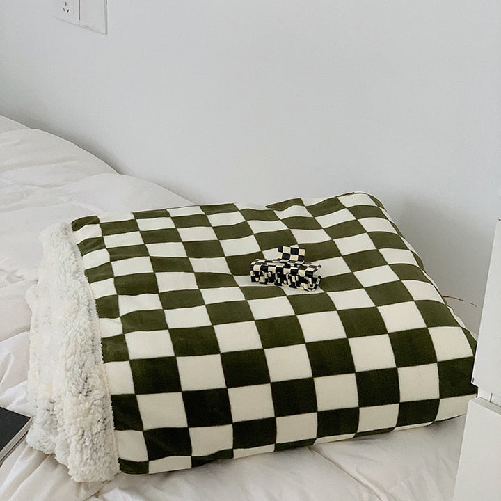 Checkerboard Throw Blanket