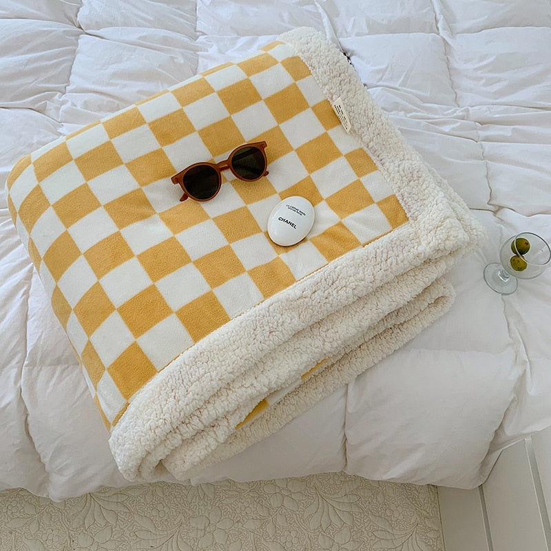 Checkerboard Throw Blanket
