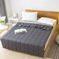 Snugleigh™ Quilted Cotton Weighted Blanket with Glass Bead Fill