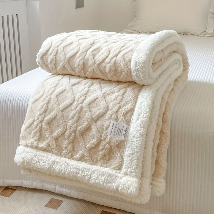 Soft Comfort Blanket for Bed, Sofa, and Travel